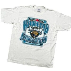 Jacksonville Jaguars Original Vintage 1996 Wild Card T Shirt XL